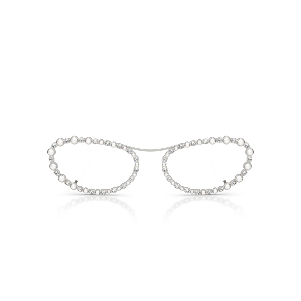 Matrix Güneş Gözlüğü, Oval Şekil, SK7044, Gümüş Rengi