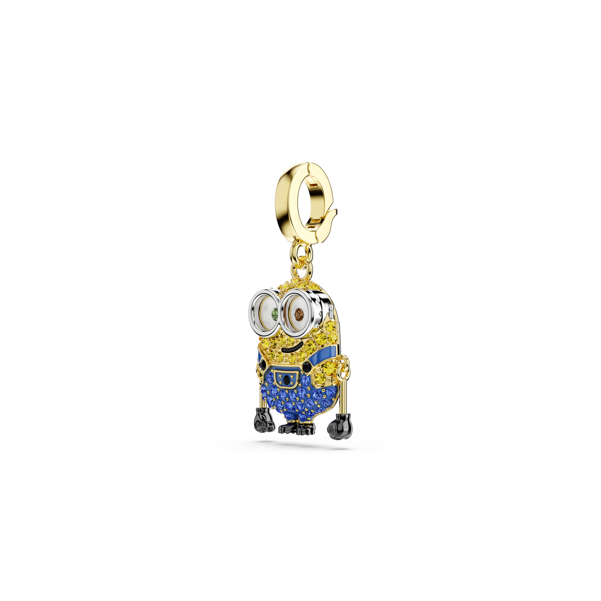 Minions Bob Charm,  Çok Renkli, Sarı Altın Rengi Kaplama