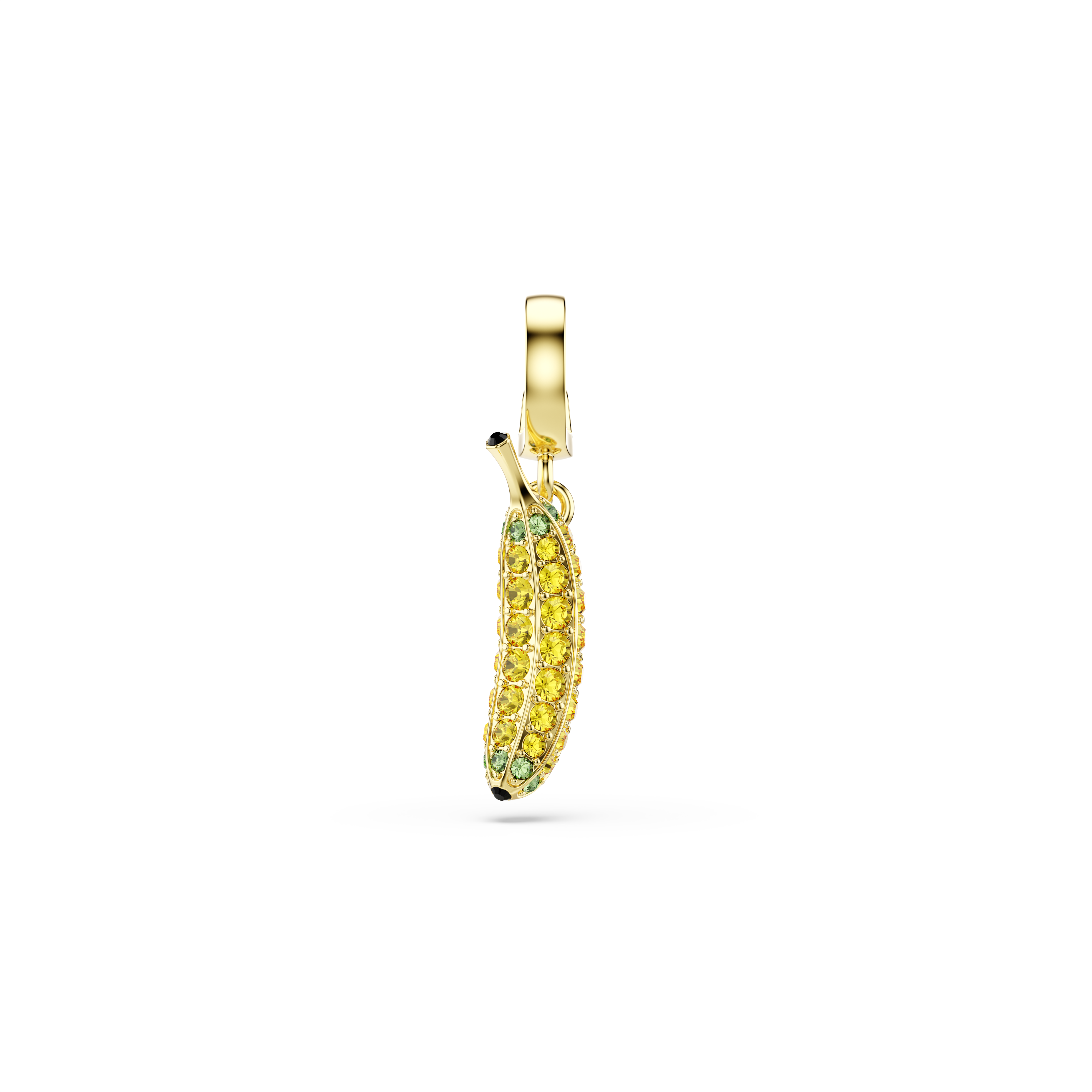 Minions Banana Charm,  Sarı, Sarı Altın Rengi Kaplama
