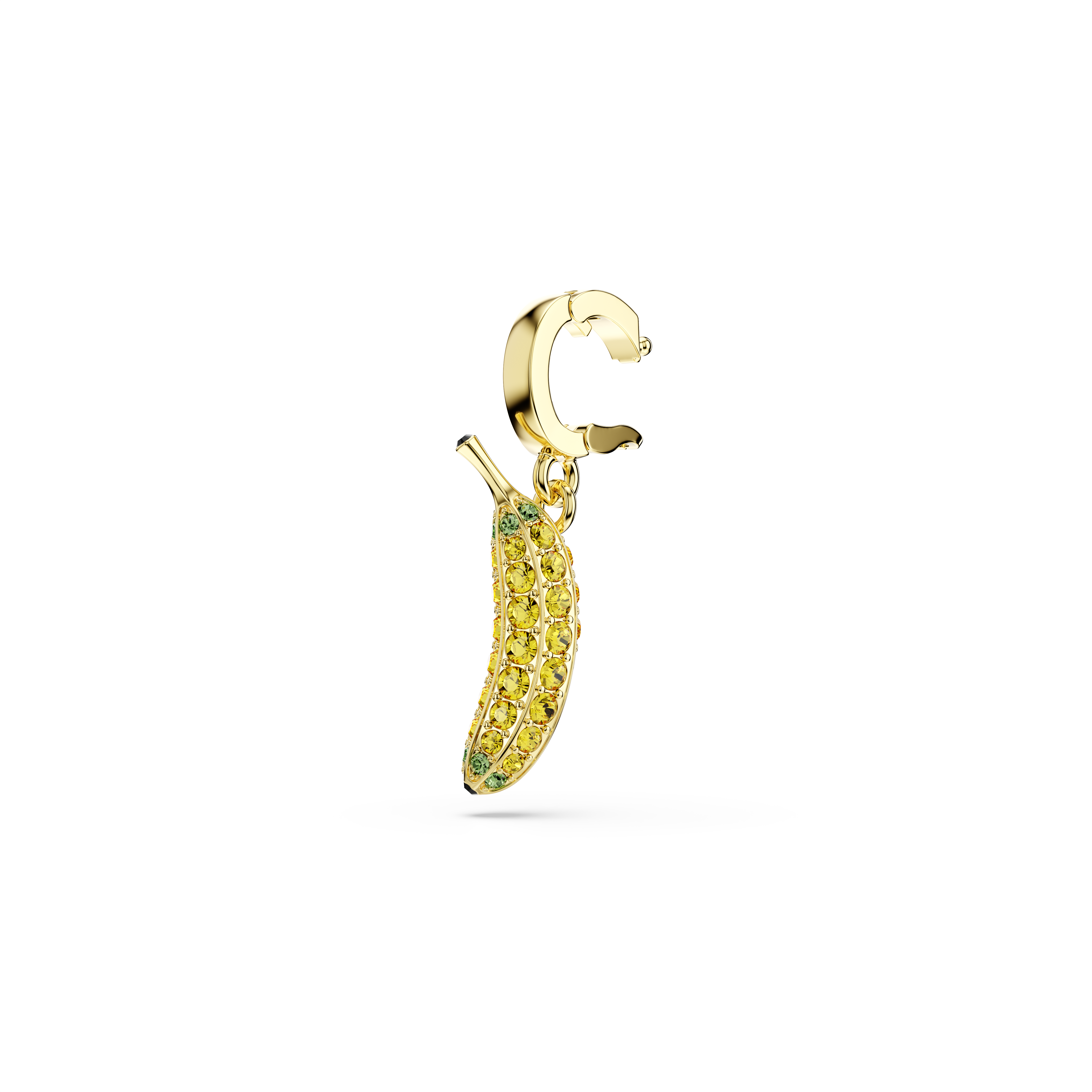 Minions Banana Charm,  Sarı, Sarı Altın Rengi Kaplama