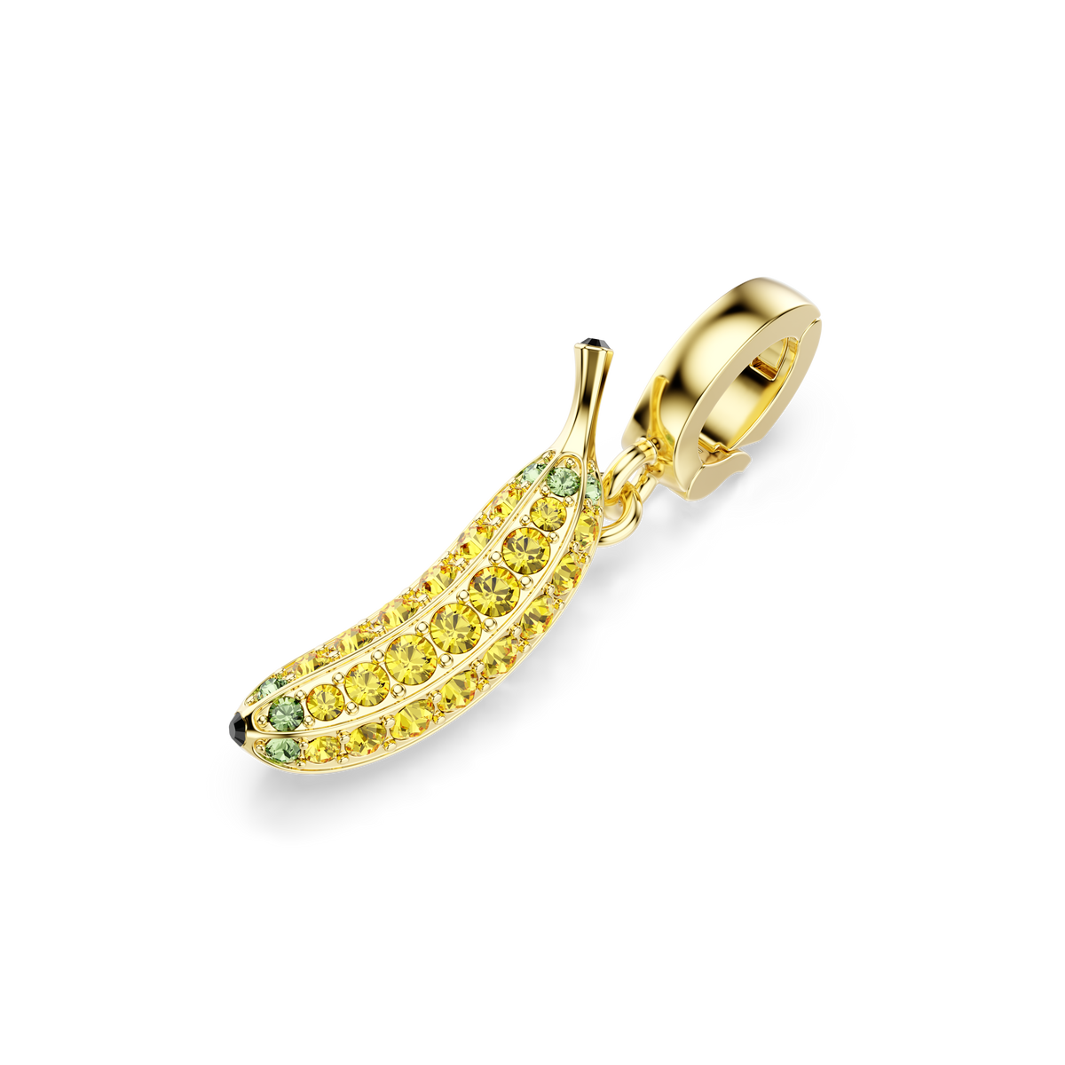 Minions Banana Charm,  Sarı, Sarı Altın Rengi Kaplama
