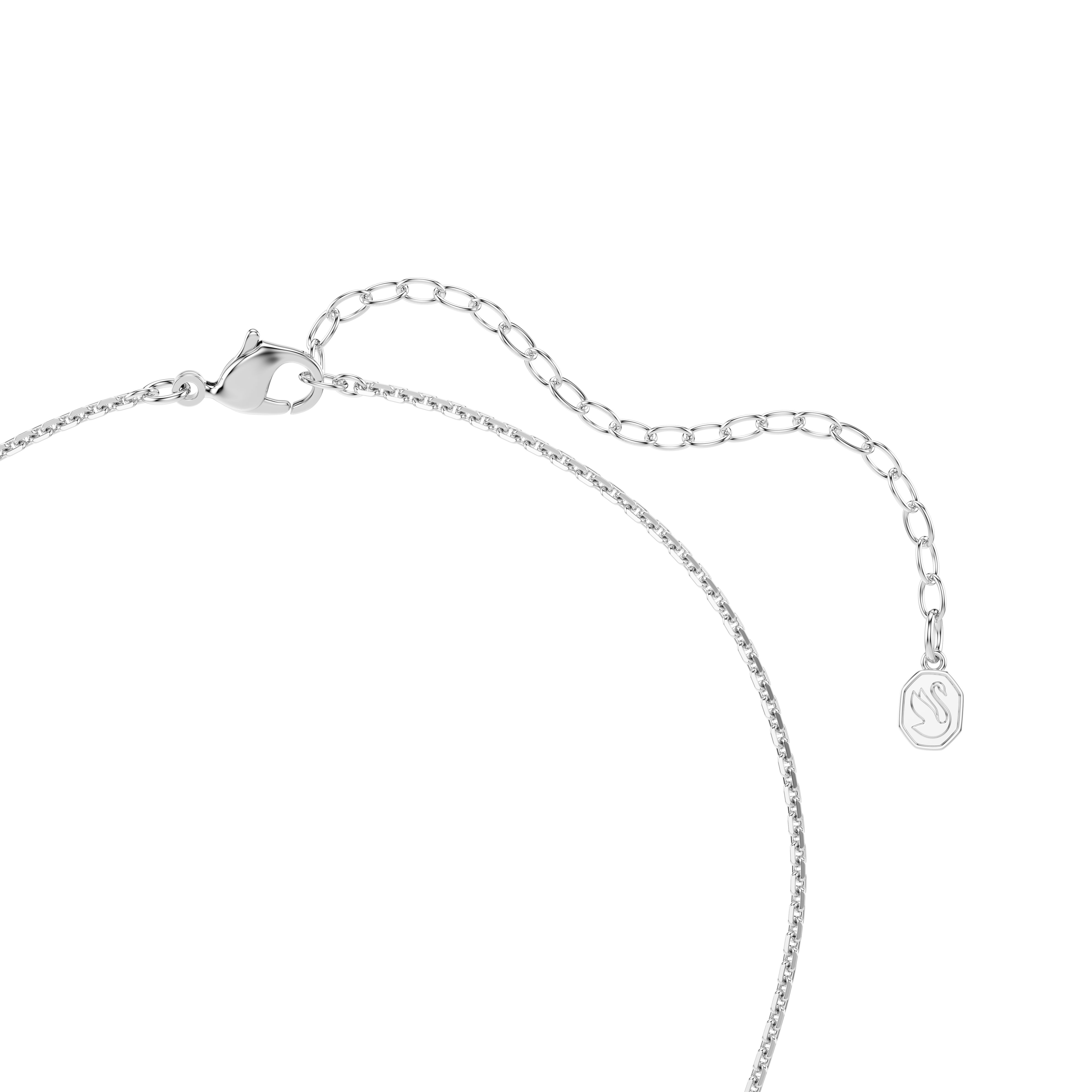 Ariana Grande x Swarovski Zincir Kolye, Kristal İnci, Yuvarlak Kesim, Çiçek, Beyaz, Rodyum Kaplama