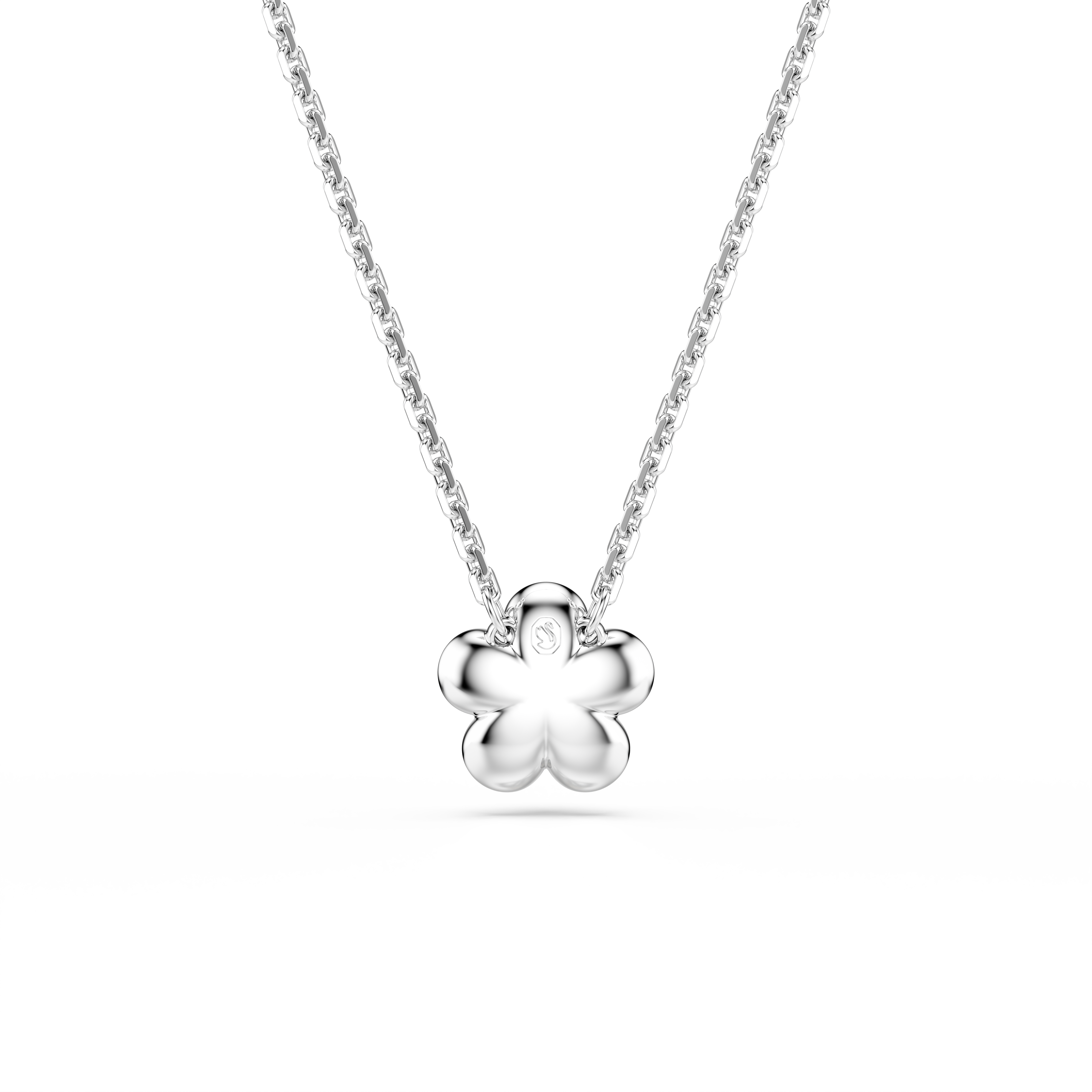 Ariana Grande x Swarovski Zincir Kolye, Kristal İnci, Yuvarlak Kesim, Çiçek, Beyaz, Rodyum Kaplama