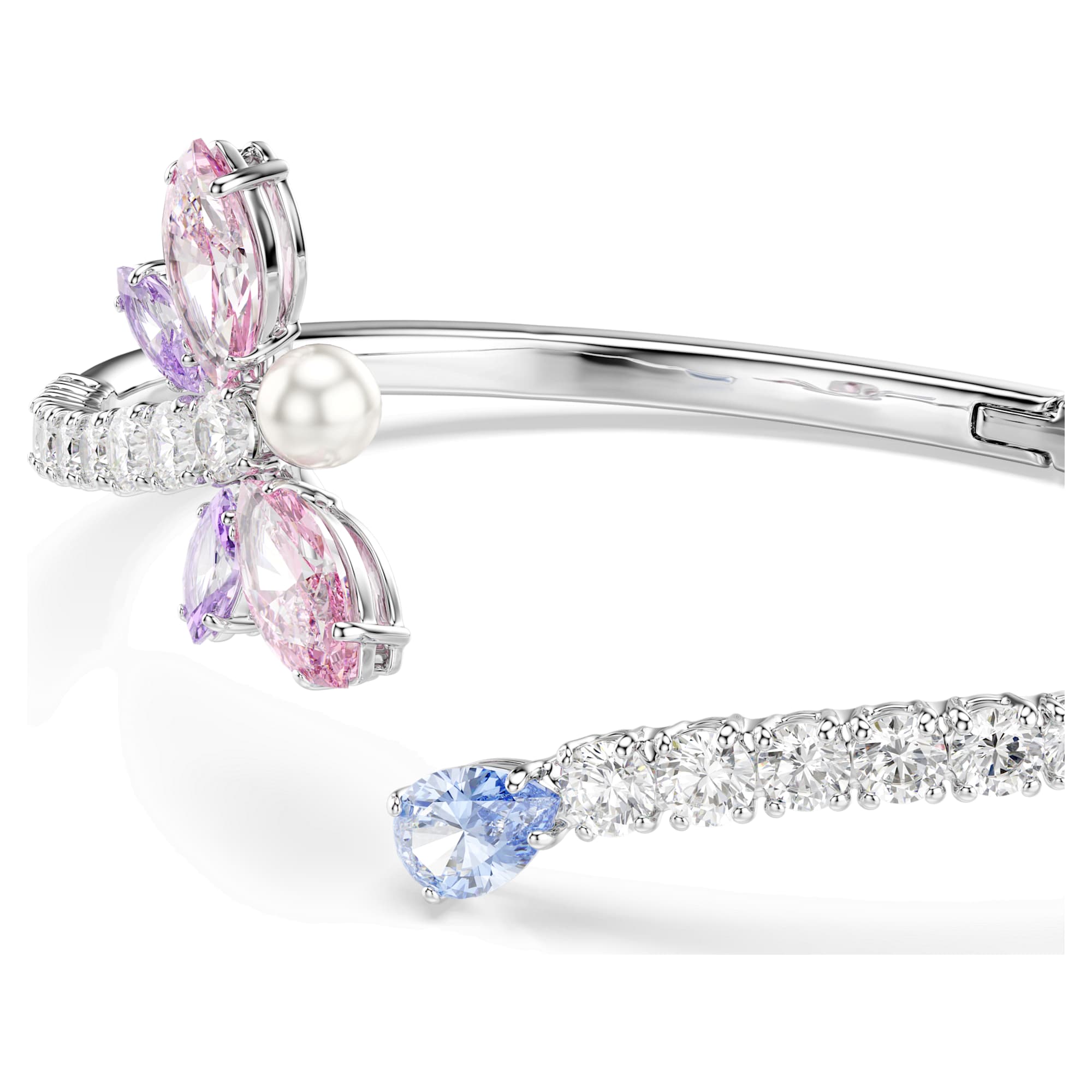 Ariana Grande x Swarovski Bangle Bileklik, Karışık Kesim, Yusufçuk, Çok Renkli, Rodyum Kaplama