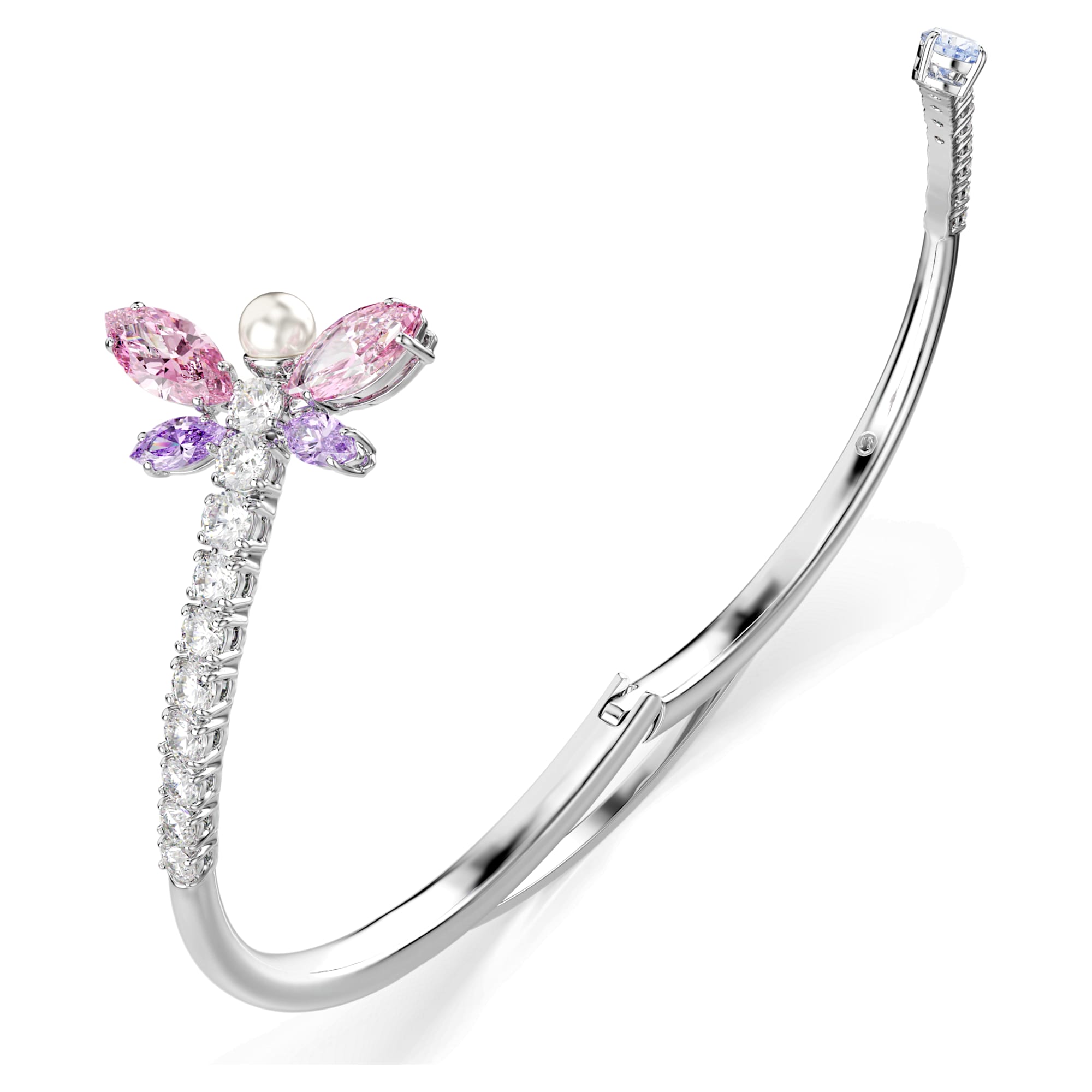 Ariana Grande x Swarovski Bangle Bileklik, Karışık Kesim, Yusufçuk, Çok Renkli, Rodyum Kaplama