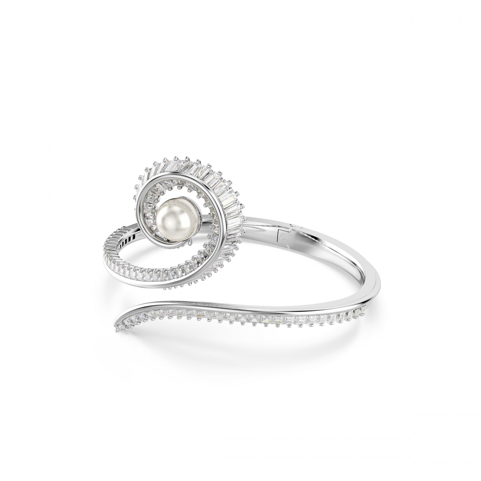 Ariana Grande x Swarovski Capsule Bangle Bileklik, Beyaz, Roydum Kaplama