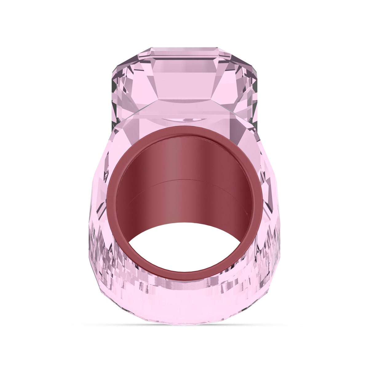 Lucent Yüzük, Octagon Cut, Pembe