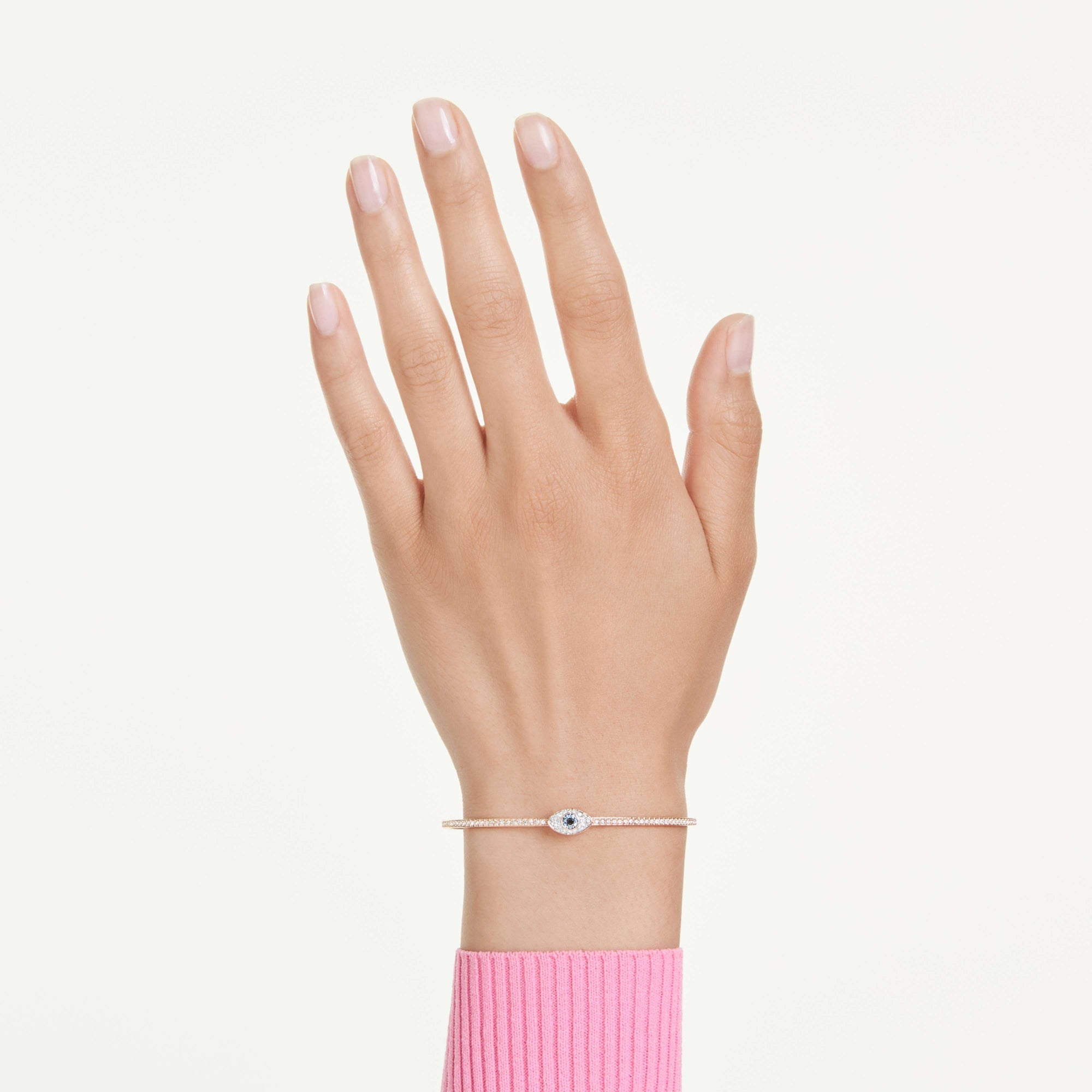 Symbolica Bangle Bileklik, Göz, Çok Renkli, Pembe Altın Rengi Kaplama