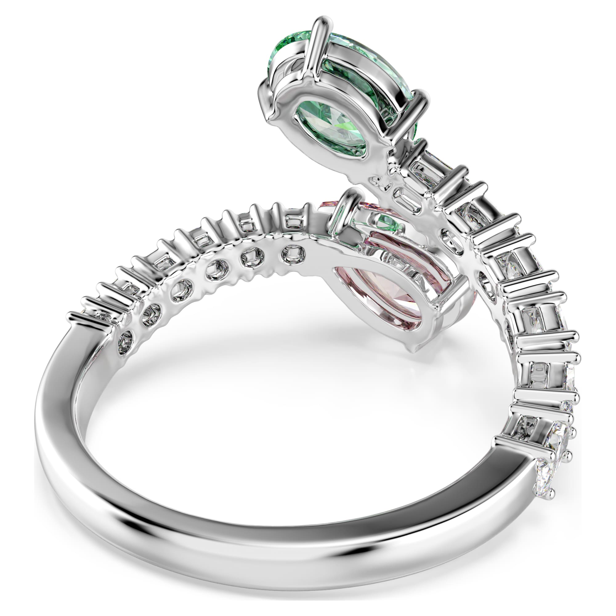 Ariana Grande x Swarovski Açık Yüzük, Karışık Kesim, Çok Renkli, Rodyum Kaplama