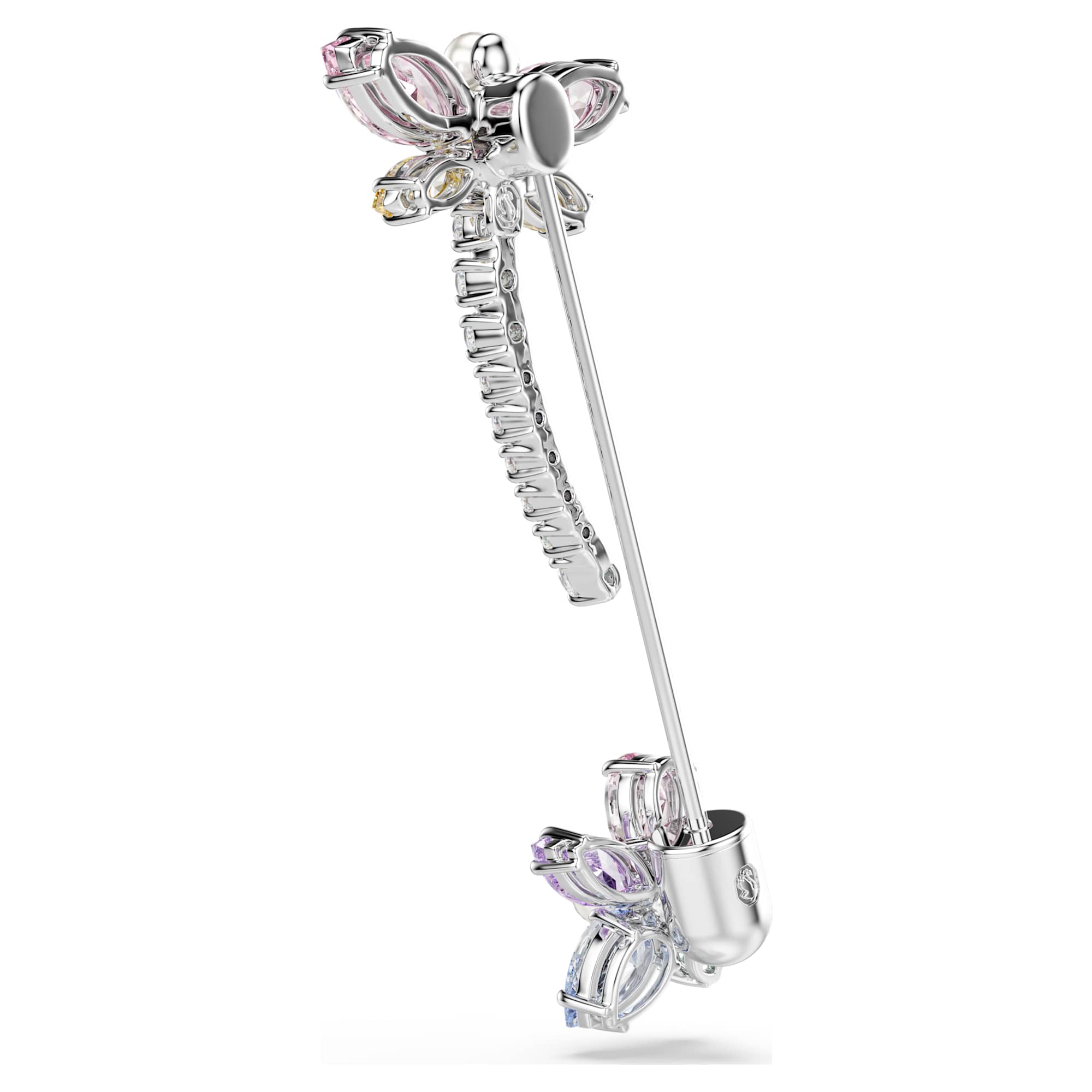 Ariana Grande x Swarovski Broş, Karışık Kesim, Yusufçuk, Çok Renkli, Rodyum Kaplama