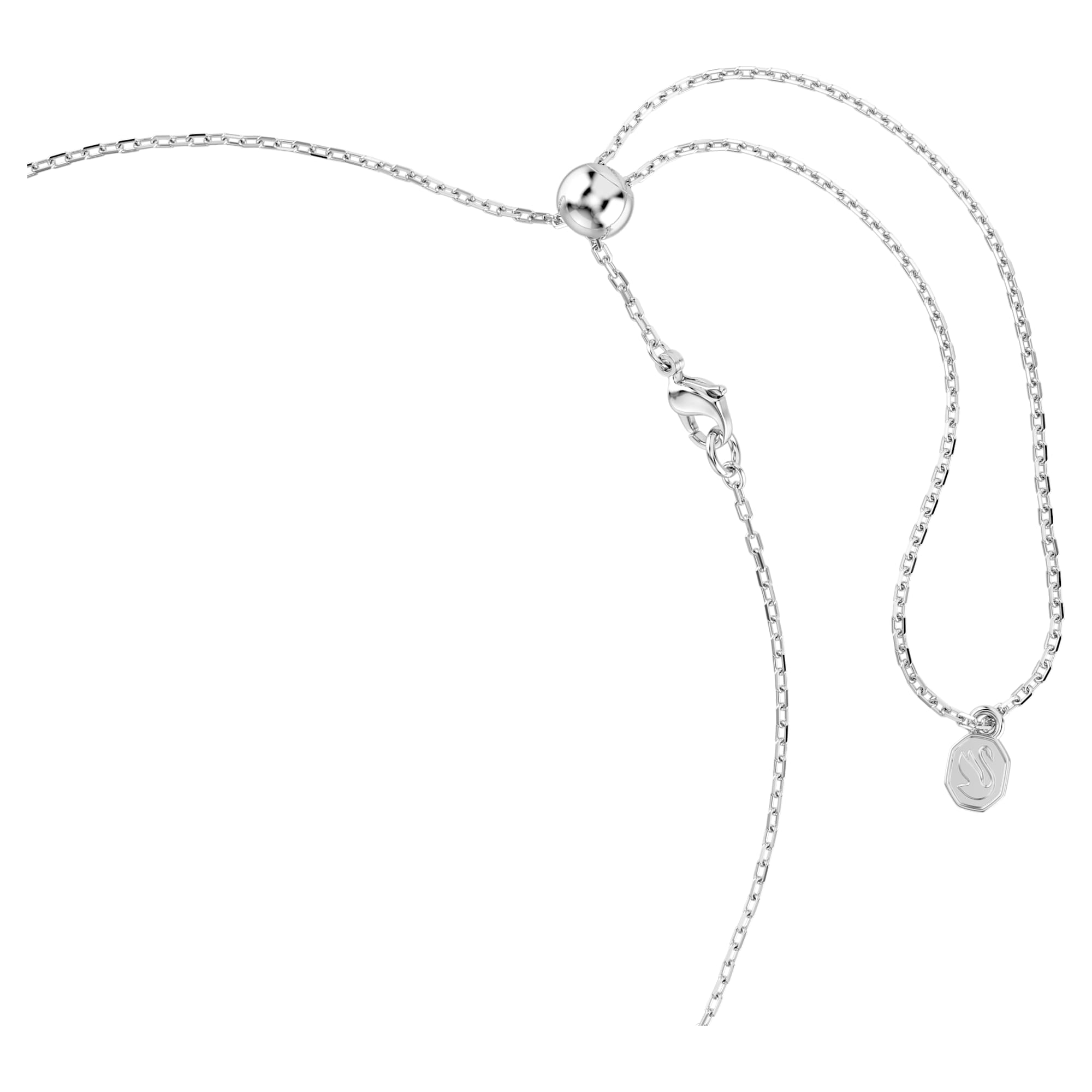 Ariana Grande x Swarovski Tennis kolye, Karışık Kesim, Çok Renkli, Rodyum Kaplama