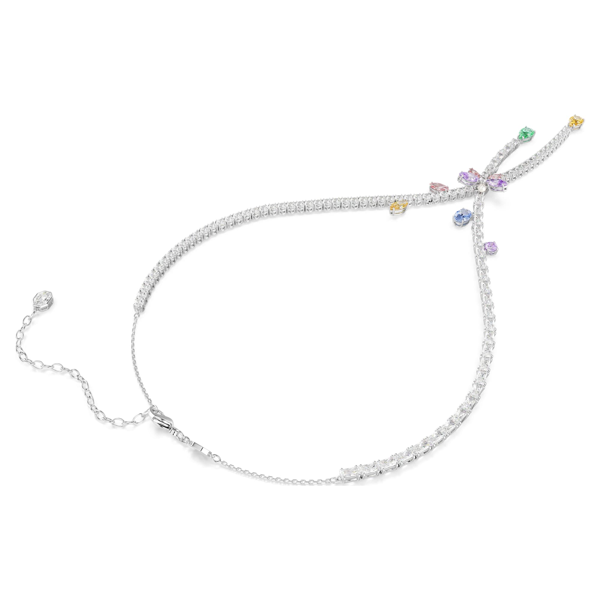 Ariana Grande x Swarovski Kolye, Karışık Kesim, Yusufçuk, Çok Renkli, Rodyum Kaplama