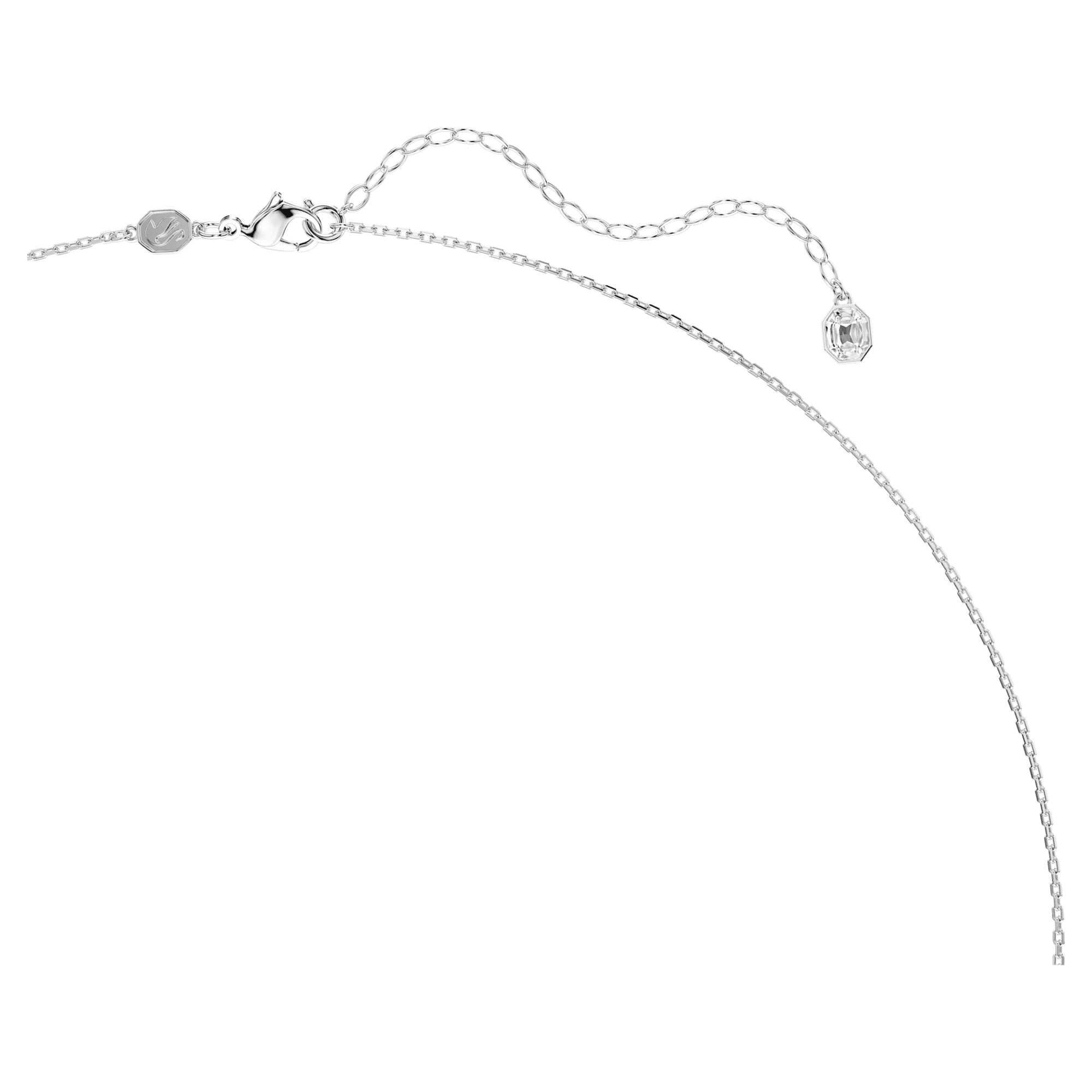 Ariana Grande x Swarovski Kolye ve broş, Karışık Kesim, Yusufçuk, Yeşil, Rodyum Kaplama