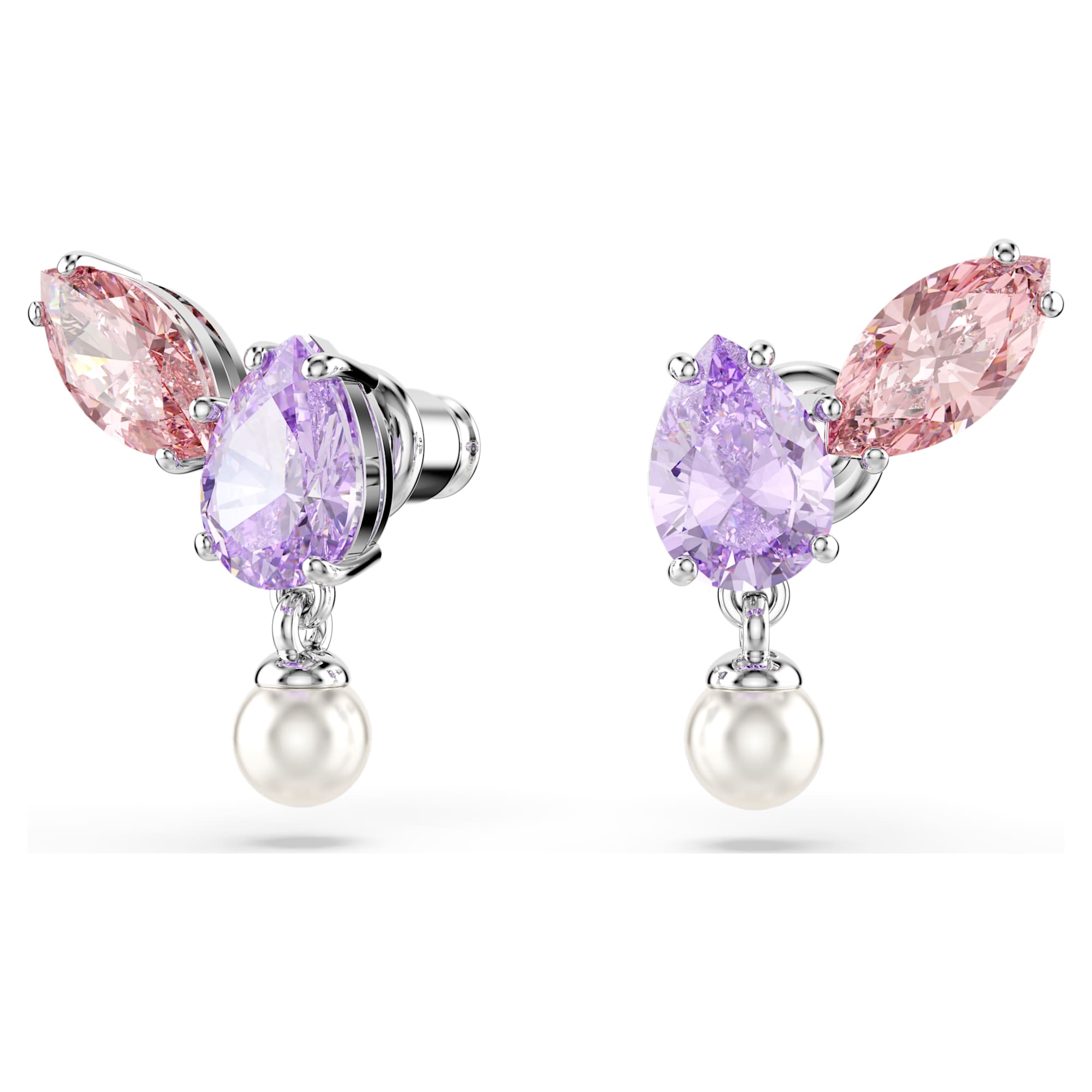 Ariana Grande x Swarovski Set, Karışık Kesim, Çok Renkli, Rodyum Kaplama