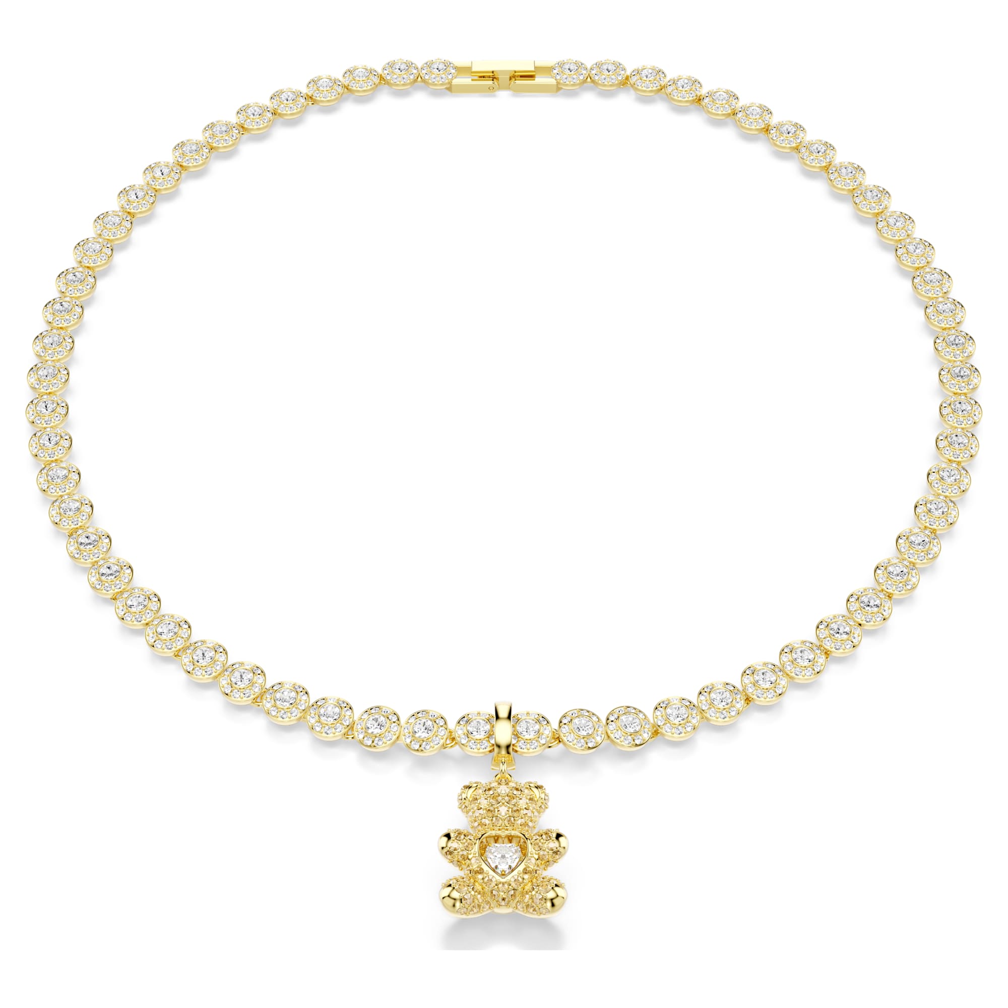 Idyllia Charm, Karışık Kesim, Ayıcık, Sarı Altın Rengi Kaplama