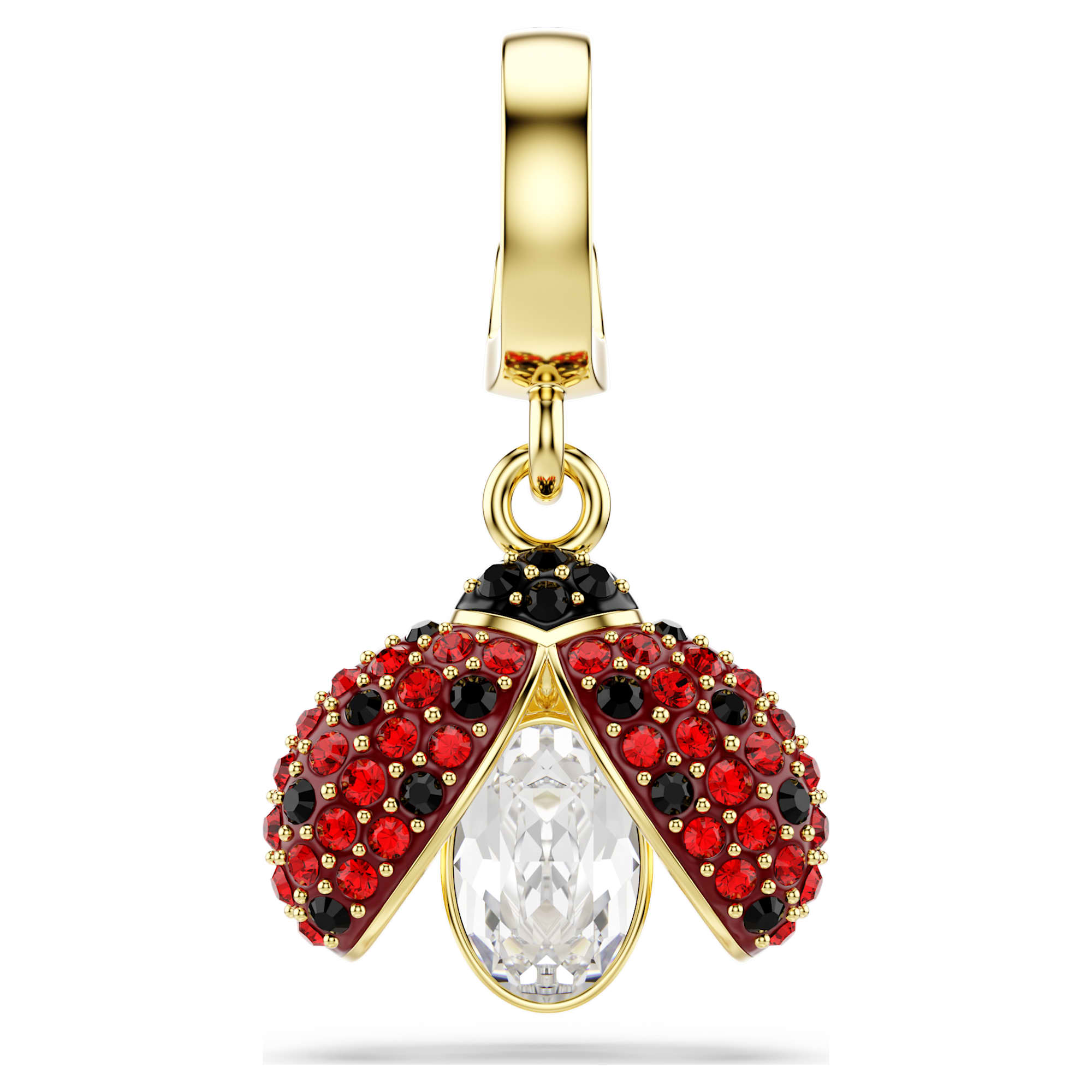Idyllia Charm, Karışık Kesim, Uğur böceği, Kırmızı, Sarı Altın Rengi Kaplama