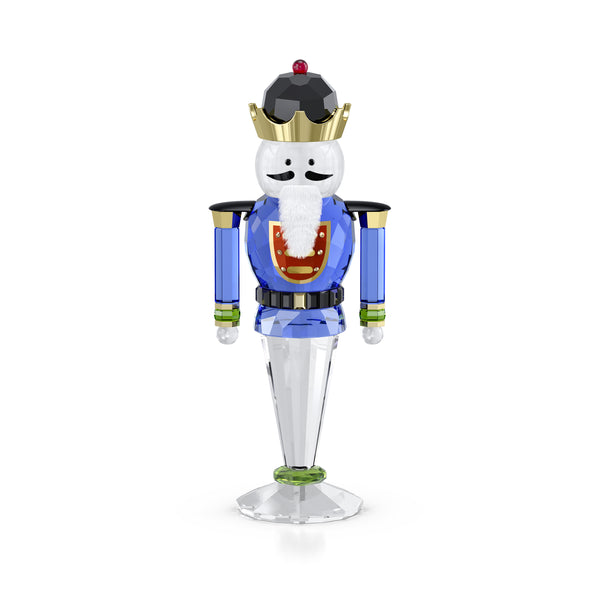 Holiday Cheers Nutcracker, Blue, Large