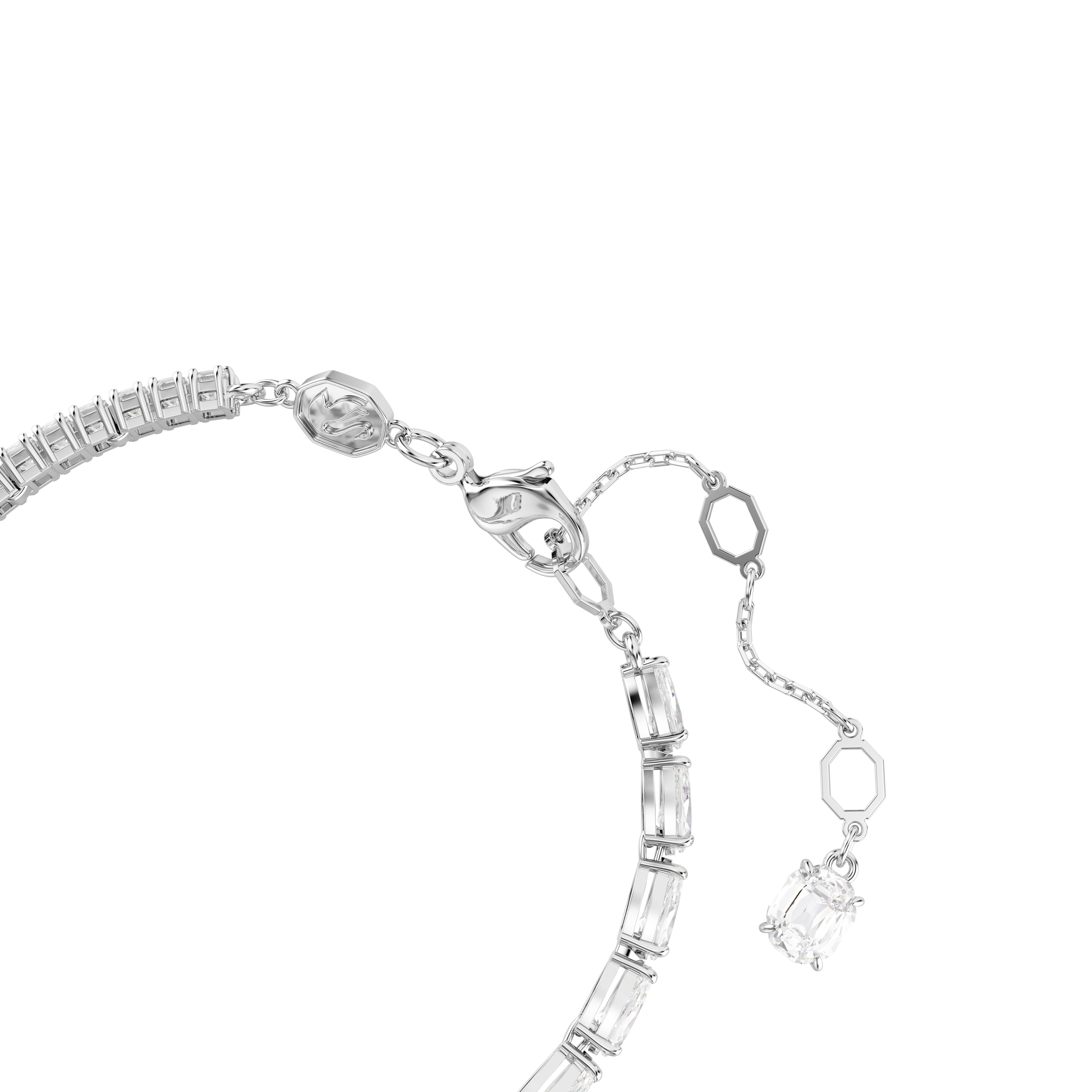 Matrix Bileklik, Mixed Cuts, Beyaz, Rodyum Kaplama, M