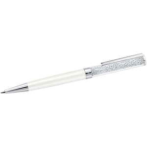 Crystalline Pen  Kalem,Beyaz,Krom Kaplama