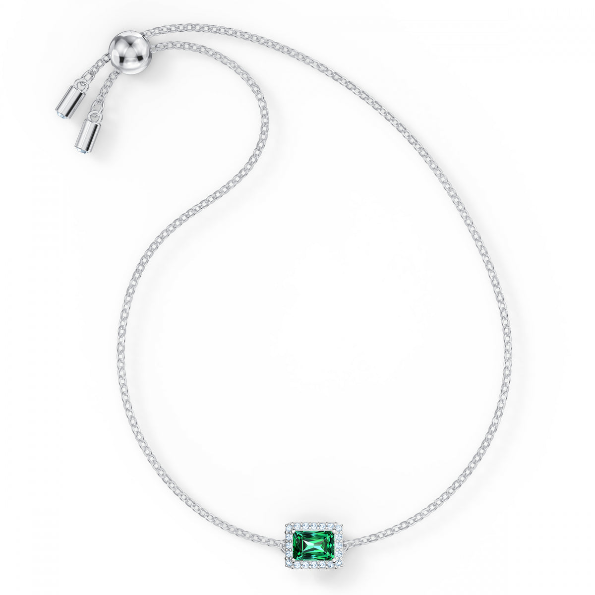 Angelic 125 Bileklik,Yeşil,Rodyum Kaplama